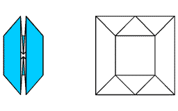 Базовые формы оригами: катамаран